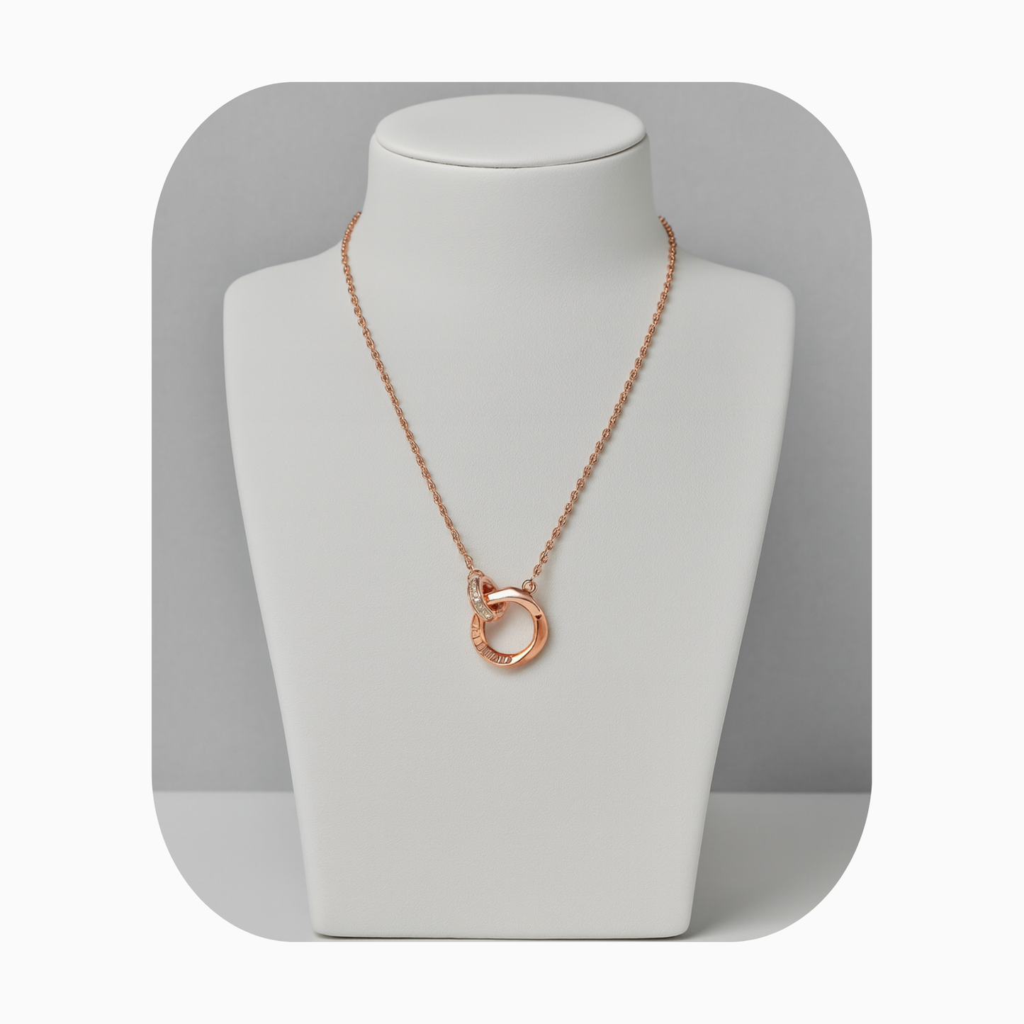Ketting #2 Rose gold en SIlver