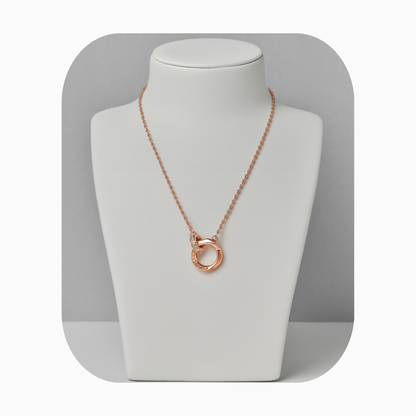 Ketting #2 Rose gold en SIlver