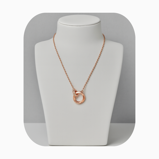 Ketting #2 Rose gold en SIlver