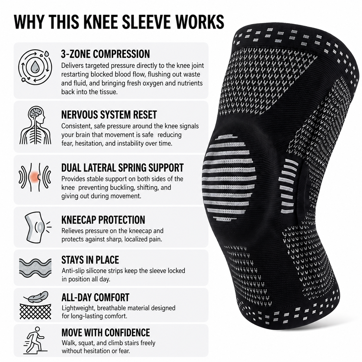 AscendMaison Knee Sleeve