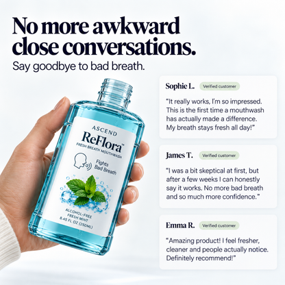 ReFlora | Fresh Breath Rinse for Bad Breath